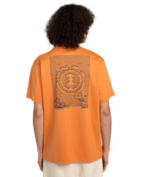 6 Job Done - Short Sleeves T-Shirt for Men Orange ELYZT00506 Element