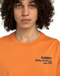 3 Job Done - Camiseta de manga corta para Hombre Naranja ELYZT00506 Element