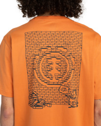 4 Job Done - Short Sleeves T-Shirt for Men Orange ELYZT00506 Element