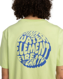 4 Wind Water Fire Earth - Short Sleeves T-Shirt for Men Green ELYZT00523 Element