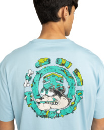 5 Bad Doggie - T-shirt de manga curta para Homem Azul ELYZT00560 Element
