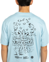 5 Motion Tree - T-Shirt für Männer Blau ELYZT00561 Element
