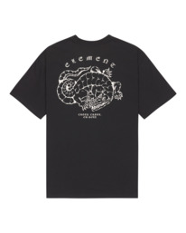 1 Aligator - Short Sleeve T-Shirt for Men Blue ELYZT00562 Element