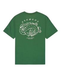 1 Aligator - Short Sleeve T-Shirt for Men Green ELYZT00562 Element
