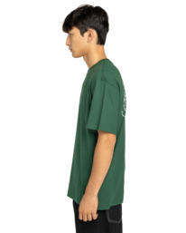 3 Aligator - Short Sleeve T-Shirt for Men Green ELYZT00562 Element