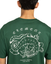 5 Aligator - Short Sleeve T-Shirt for Men Green ELYZT00562 Element
