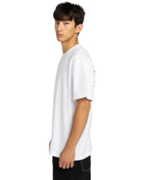 3 Aligator - Short Sleeve T-Shirt for Men White ELYZT00562 Element