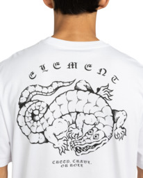 5 Aligator - Short Sleeve T-Shirt for Men White ELYZT00562 Element