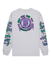 1 Rolling Dead - Long Sleeve T-Shirt for Men Gray ELYZT00563 Element