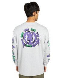 7 Rolling Dead - Long Sleeve T-Shirt for Men Gray ELYZT00563 Element