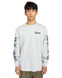 2 Rolling Dead - Long Sleeve T-Shirt for Men Gray ELYZT00563 Element