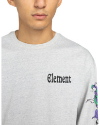 4 Rolling Dead - Long Sleeve T-Shirt for Men Gray ELYZT00563 Element
