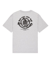 1 Iron Works - T-shirt met korte mouwen voor Heren Gray ELYZT00565 Element