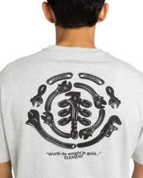 5 Iron Works - T-shirt met korte mouwen voor Heren Gray ELYZT00565 Element