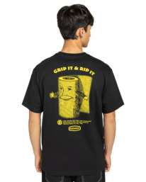 7 Grip It - Short Sleeve T-Shirt for Men Blue ELYZT00567 Element