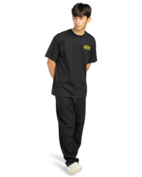 6 Grip It - Short Sleeve T-Shirt for Men Blue ELYZT00567 Element