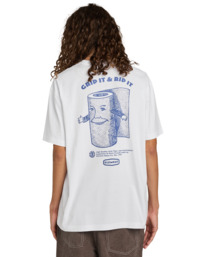 7 Grip It - Short Sleeve T-Shirt for Men White ELYZT00567 Element