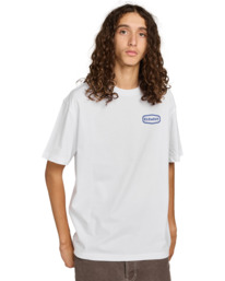 2 Grip It - Short Sleeve T-Shirt for Men White ELYZT00567 Element