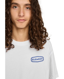 4 Grip It - Short Sleeve T-Shirt for Men White ELYZT00567 Element