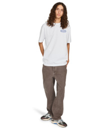 6 Grip It - Short Sleeve T-Shirt for Men White ELYZT00567 Element