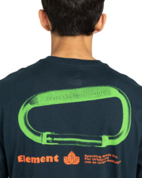 5 Sporting - Short Sleeve T-Shirt for Men Blue ELYZT00569 Element