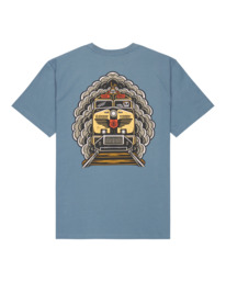 1 Timber Freight Train - T-shirt de manga curta para Homem Azul ELYZT00573 Element
