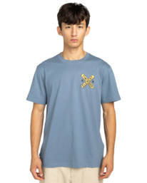2 Timber Freight Train - T-shirt de manga curta para Homem Azul ELYZT00573 Element