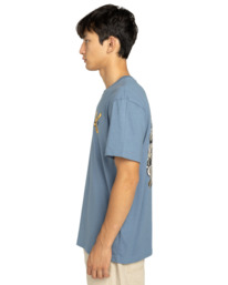 3 Timber Freight Train - T-shirt de manga curta para Homem Azul ELYZT00573 Element