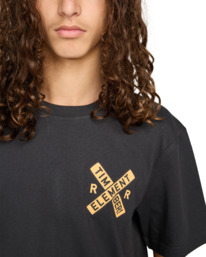 4 Timber Freight Train - T-shirt de manga curta para Homem Preto ELYZT00573 Element