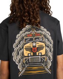 5 Timber Freight Train - T-shirt de manga curta para Homem Preto ELYZT00573 Element