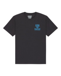 0 Timber On Track - Short Sleeve T-Shirt for Men Black ELYZT00575 Element
