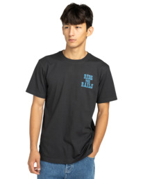 2 Timber On Track - Short Sleeve T-Shirt for Men Black ELYZT00575 Element