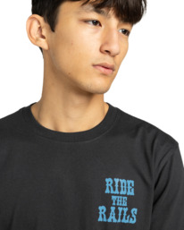 4 Timber On Track - Short Sleeve T-Shirt for Men Black ELYZT00575 Element