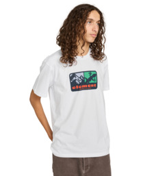 2 Memory - T-shirt de manga curta para homem Branco ELYZT00579 Element