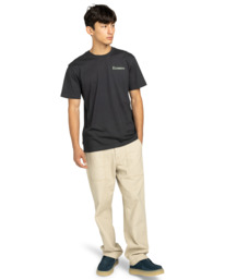 7 Open Hills - Short Sleeve T-Shirt for Men Black ELYZT00580 Element