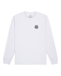 0 Path Ahead - Camiseta de manga larga para hombre Blanco ELYZT00581 Element