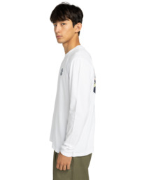 3 Path Ahead - Camiseta de manga larga para hombre Blanco ELYZT00581 Element