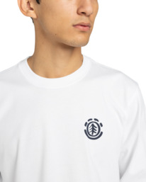 4 Path Ahead - Camiseta de manga larga para hombre Blanco ELYZT00581 Element