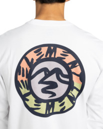 5 Path Ahead - Camiseta de manga larga para hombre Blanco ELYZT00581 Element