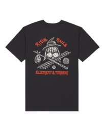 1 Timber Hobos - Short Sleeve T-Shirt for Men Black ELYZT00582 Element