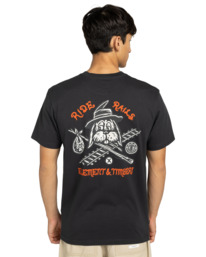 7 Timber Hobos - Short Sleeve T-Shirt for Men Black ELYZT00582 Element