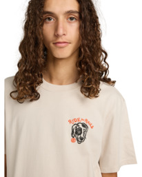 4 Timber Hobos - Short Sleeve T-Shirt for Men Beige ELYZT00582 Element