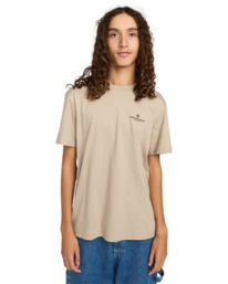2 Bigfoot Walking - Short Sleeve T-Shirt for Men Beige ELYZT00584 Element