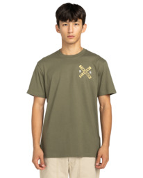 2 Timber Signs - T-Shirt für Männer Grün ELYZT00586 Element