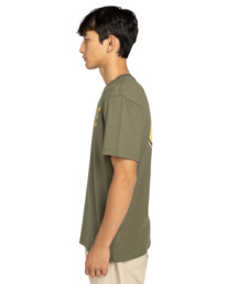 3 Timber Signs - T-Shirt für Männer Grün ELYZT00586 Element