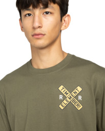 4 Timber Signs - T-Shirt für Männer Grün ELYZT00586 Element