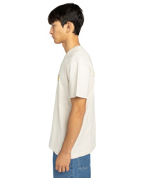 3 Surreal Icon - T-shirt de manga curta para Homem Beige ELYZT00587 Element
