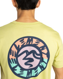 5 Path Ahead - Short Sleeve T-Shirt for Men Green ELYZT00589 Element