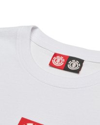 2 Square Logo - T-shirt de manga curta para homem Branco ELYZT00590 Element