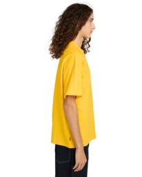 3 Three Pines - Maglietta a maniche corte da Uomo Yellow ELYZT00591 Element